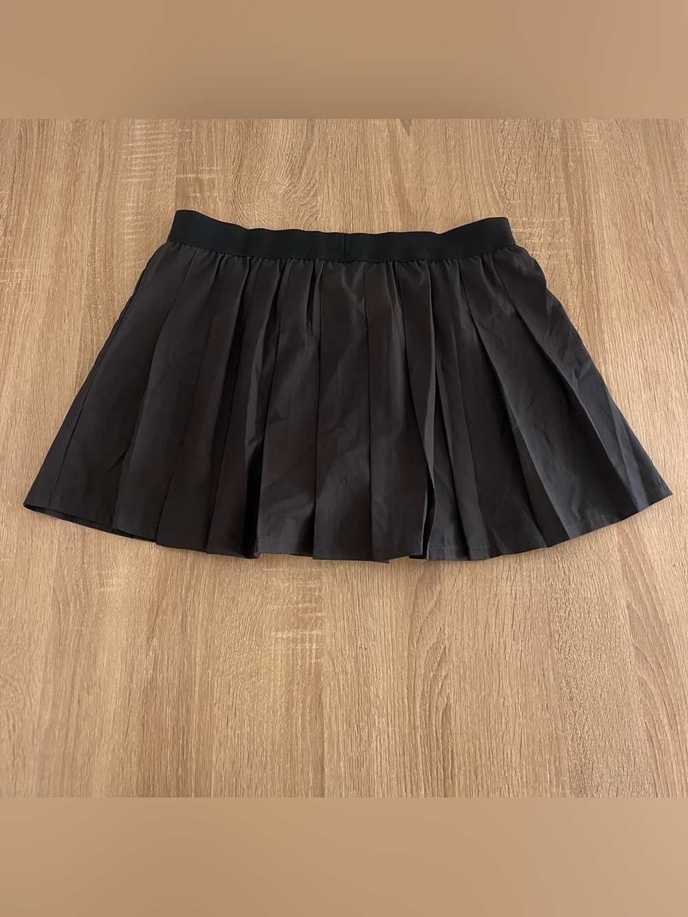 Preppy TCEC Black Pleated Skort
